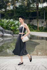 Samantha A-line Midi Skirt